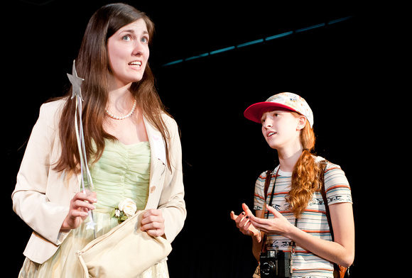 Senior-directed play. Courtney Sanders '13, Mercy Sherman '13. Photo: J. Moore-Coll